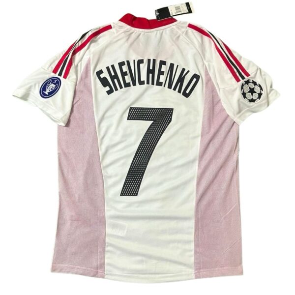 Shevchenko 2003 AC Milan Kit Uefa Champions League Legendary Final Retro Football Jersey