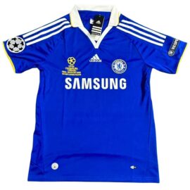 Didier Drogba 11 Chelsea 2008 Blue Jersey Champhions League Final