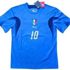 Francesco Totti Blue Jersey 2006 Italy World Cup Football Retro Kit