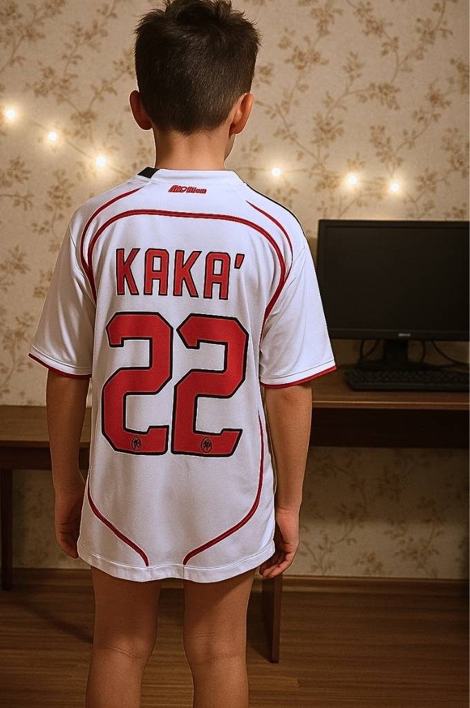 Milan jersey kid shirt comments - 22 number - customer KAKA Letite